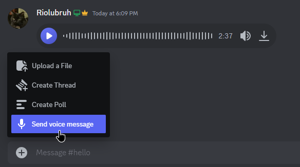 Thumbnail VoiceMessages