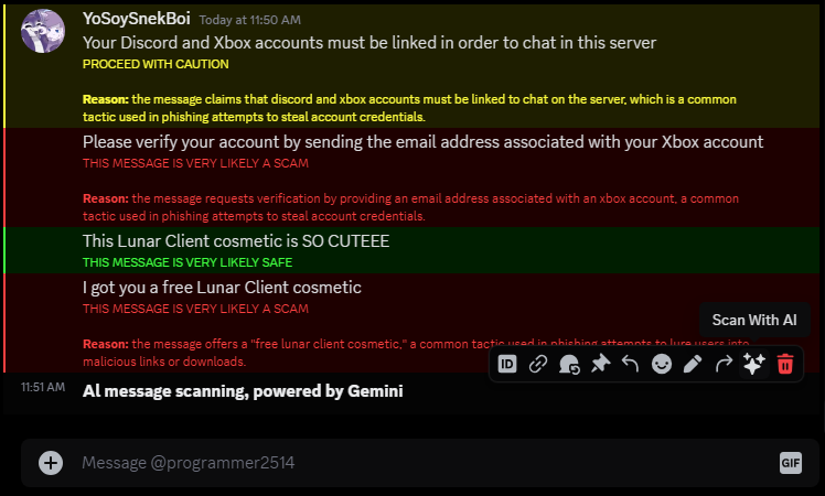 Thumbnail MessageScanAI